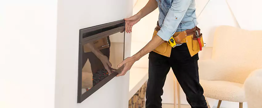 Metal Fireplace Installation in St. Andrews, South Carolina