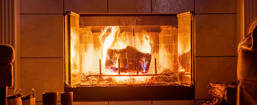 Mendota Hearth Landscape Fireplace Installation in St. Andrews, South Carolina